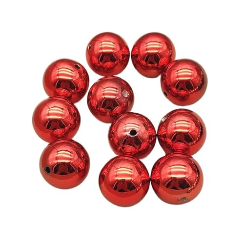 WENH 20mm 100 stücke Runde Kugel Perlen for Handgemachte Herstellung Von Weihnachten Ohrring/Halskette DIY Teile.(GRAY) von WENH