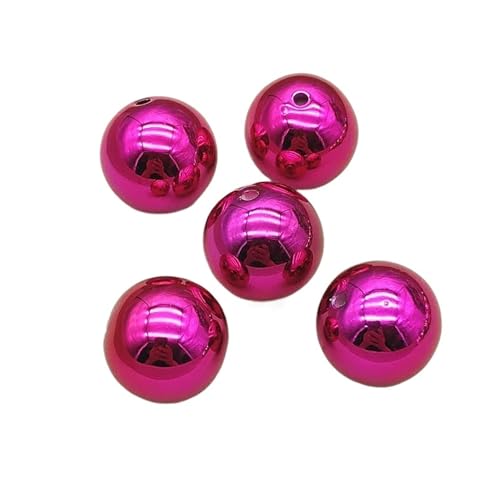 WENH 20mm 100 stücke Runde Kugel Perlen for Handgemachte Herstellung Von Weihnachten Ohrring/Halskette DIY Teile.(MULTI) von WENH