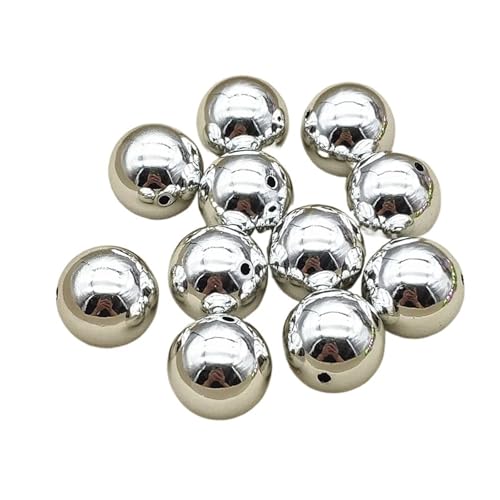 WENH 20mm 100 stücke Runde Kugel Perlen for Handgemachte Herstellung Von Weihnachten Ohrring/Halskette DIY Teile.(Orange) von WENH