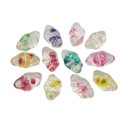 WENH 28x16mm 100 stücke Harz Innere Blume Wolke Perlen for Handgemachte Ohrring/Halskette DIY Teile von WENH