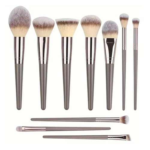 WENH 3-20Pcs Make-Up Pinsel Set Foundation Lidschatten Weichen, Flauschigen Concealer Kabuki Blending Pinsel Weibliche Schönheit Werkzeug(H116-10pcs) von WENH