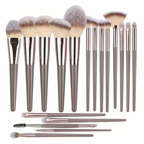 WENH 3-20Pcs Make-Up Pinsel Set Foundation Lidschatten Weichen, Flauschigen Concealer Kabuki Blending Pinsel Weibliche Schönheit Werkzeug(H116-18pcs) von WENH