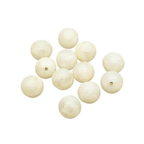 WENH 6mm-20mm Acryl Marmor Effekt Runde Perlen for Handgemachte Halskette Ohrringe DIY Teile, Schmuck Erkenntnisse & Komponenten(Blue,10mm 900pcs) von WENH