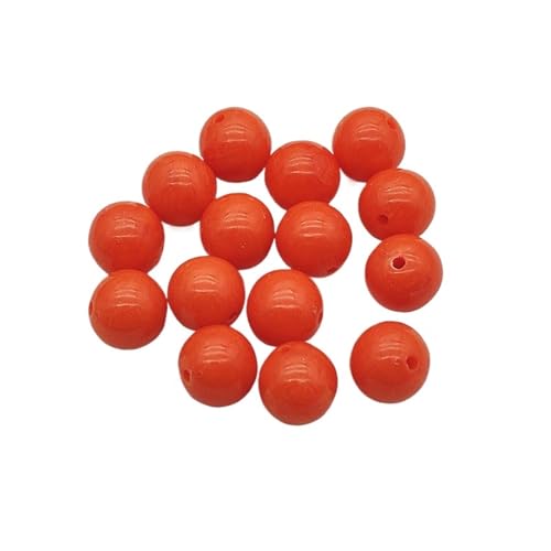 WENH 6mm-20mm Acryl Marmor Effekt Runde Perlen for Handgemachte Halskette Ohrringe DIY Teile, Schmuck Erkenntnisse & Komponenten(Dark Grey,12mm 500pcs) von WENH