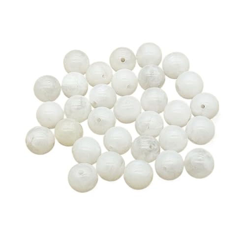 WENH 6mm-20mm Acryl Marmor Effekt Runde Perlen for Handgemachte Halskette Ohrringe DIY Teile, Schmuck Erkenntnisse & Komponenten(Red,6mm 4000pcs) von WENH