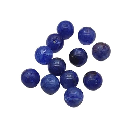 WENH 6mm-20mm Acryl Marmor Effekt Runde Perlen for Handgemachte Halskette Ohrringe DIY Teile, Schmuck Erkenntnisse & Komponenten(SKY BLUE,16mm 200pcs) von WENH