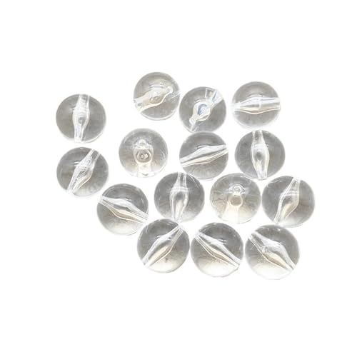 WENH 8-16mm Massive Acryl Runde Perlen for Halskette, Ohrringe Teile, handgemachten Schmuck DIY(Chocolate,14mm 300pcs per bag) von WENH