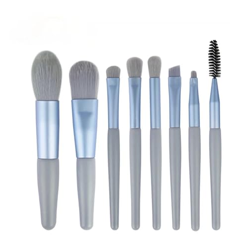 WENH 8Pcs Make-Up Pinsel Pro Rosa Pinsel Set Pulver Lidschatten Blending Eyeliner Wimpern Augenbrauen Make-Up Schönheit Kosmetik Pinsel(04) von WENH