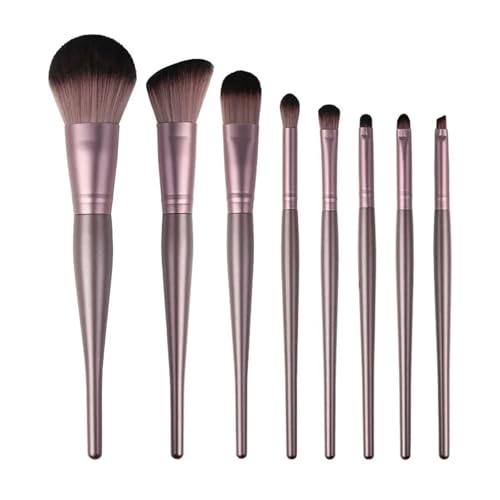 WENH Weiches Haar Puder Lidschatten Pinsel 7 Set 8 Set Make-up Pinsel tragbare Make-up Künstler Schönheit Werkzeuge Anfänger Make-up Pinsel Set(8 set zise) von WENH