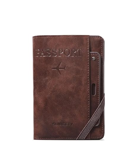 Reisepasshülle Schutzhülle PU Leder Reisedokumentenhalter Slim Wallet Zubehör Organizer Etui RFID Blocking UK EU Reisepass SIM Stift Slot für Impfausweis, Kreditkarte, Ausweis, Einheitsgröße, Casual Reisepasshülle Schutzhülle PU Leder Reisedokumentenhalter Slim Wallet Zubehör Organizer Etui RFID Blocking UK EU Reisepass SIM Stift Slot für Impfausweis, Kreditkarte, Ausweis, Einheitsgröße, Casual von WENIVO