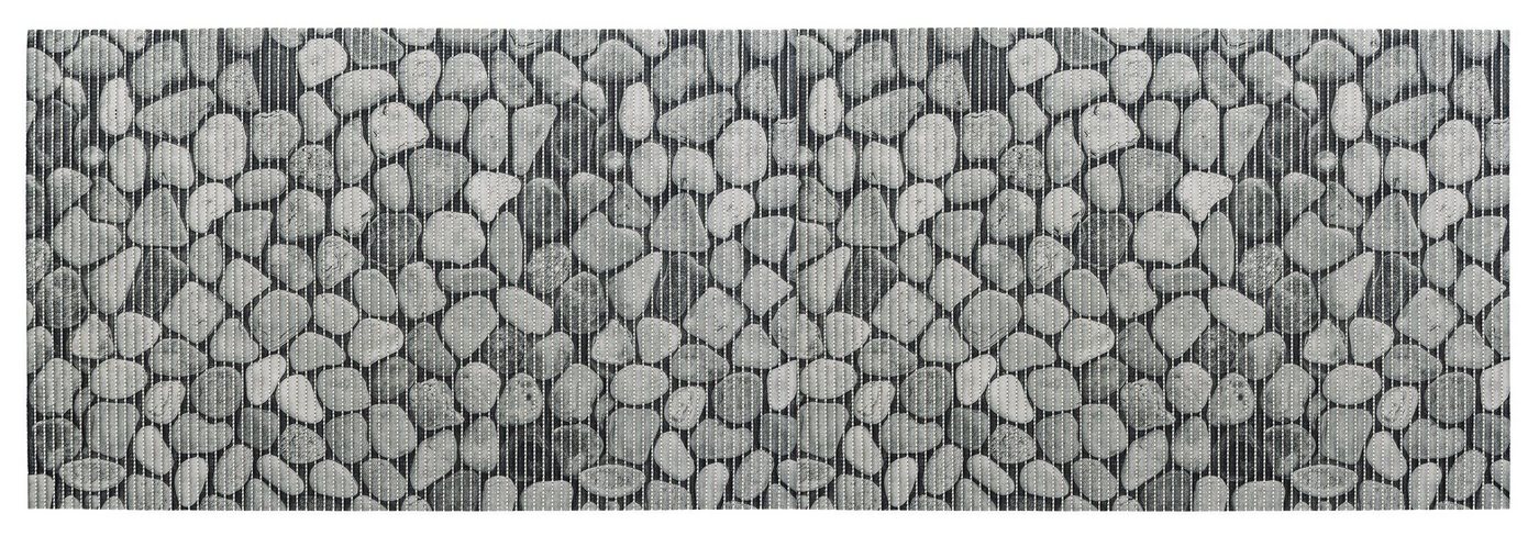 WENKO Bademantel WENKO Badematte SASSI (BT 200x65 cm) BT 200x65 cm grau Badteppich von WENKO