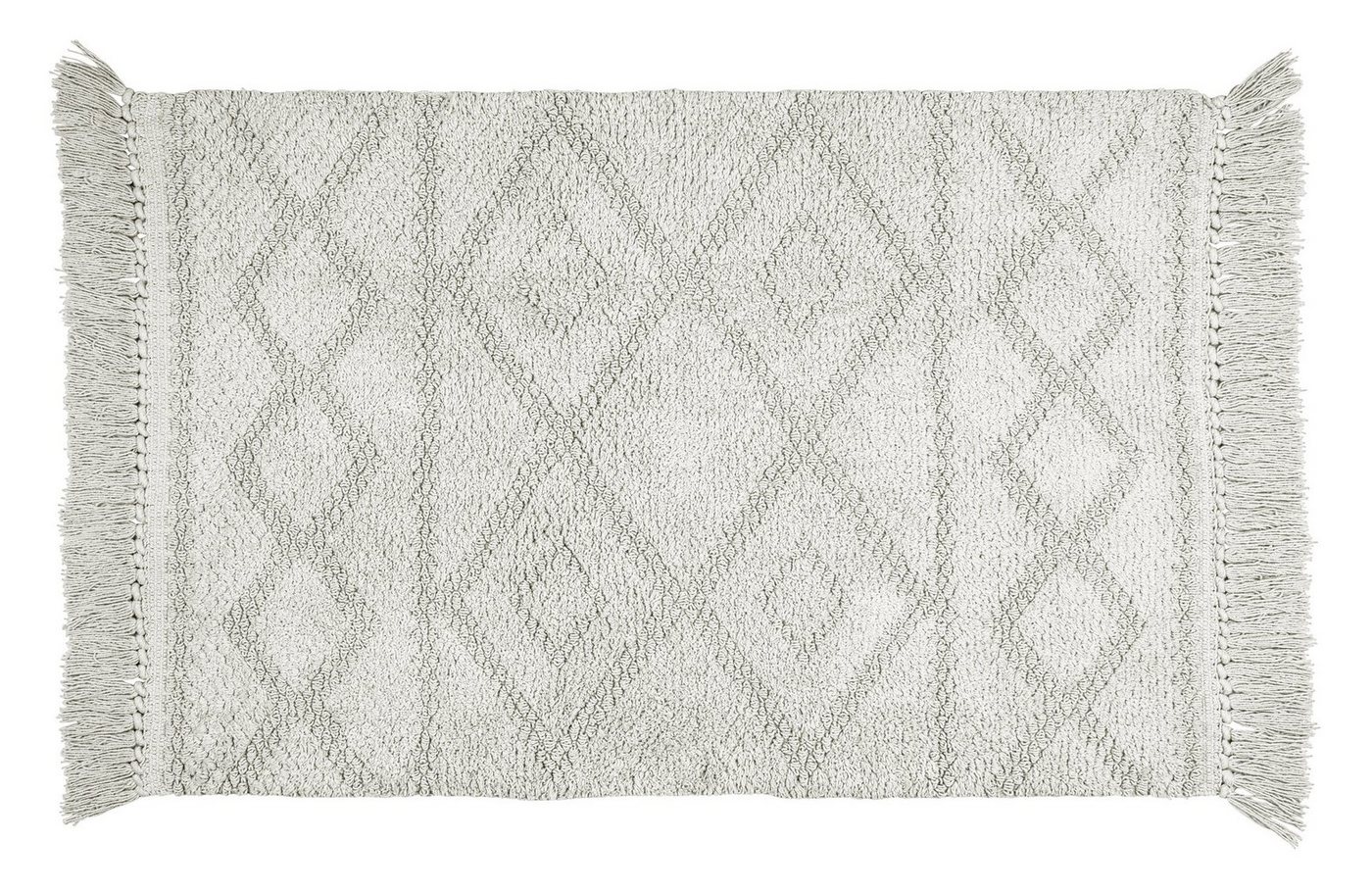 WENKO Bademantel WENKO Badematte URLA (BHT 60x1x90 cm) BHT 60x1x90 cm grau Badteppich von WENKO