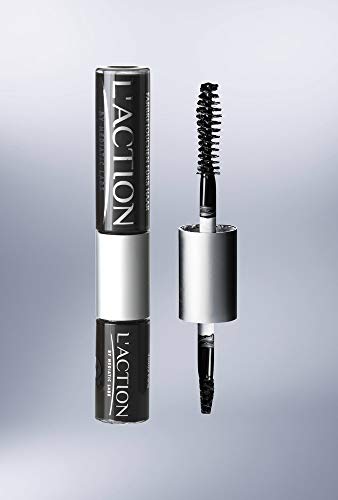 WENKO Haar-Mascara 2 in 1 Dunkelbraun Fassungsvermögen: 0.009 l, Kunststoff (PET), 1.5 x 10 x 1.5 cm, Transparent von WENKO