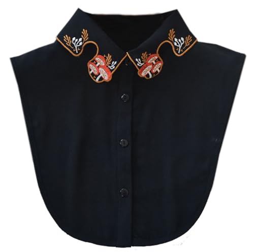 WENLOOY Abnehmbare Bluse mit falschem Kragen, Dickey-Kragen, halbe Hemden für Damen und Mädchen von WENLOOY