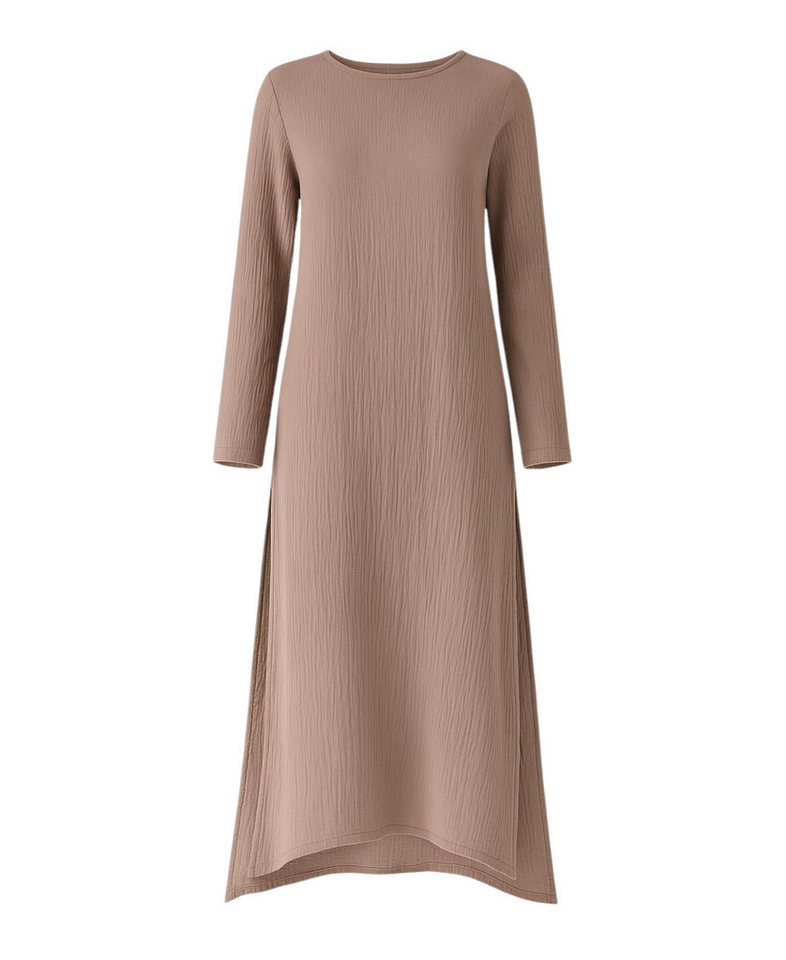 WENOR Longtunika Musselin 100 % Baumwolle 125 cm, Seitenschlitze, Modest Fashion 34–50 von WENOR