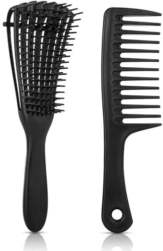 2 Stück Haar Kamm,Acht Kralle Kamm + Breite Zahn Kamm,Lockiges Haar Entwirren Kamm,Frauen Breite Zahn Kamm für nass/trocken/lange dicke lockiges Haar 2 Stück Haar Kamm,Acht Kralle Kamm + Breite Zahn Kamm,Lockiges Haar Entwirren Kamm,Frauen Breite Zahn Kamm für nass/trocken/lange dicke lockiges Haar von JINYUNMIN