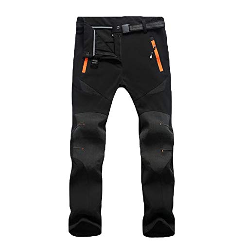 WENZHOU Damen Gefüttert Winterhose wasserdicht Winddicht atmungsaktiv warm elastisch Verdickte Softshellhose Berghose Funktionshose Trekkinghose Wanderhose Outdoorhose Herbst Winter von WENZHOU