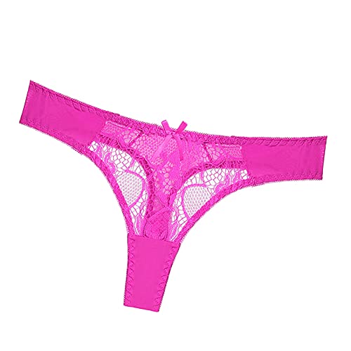 WENZHOU Spitze Damen C-String Slip Mini Unterhose Dessous Tanga UnterwäSche Unterhosen Damen Baumwolle Tanga Bikinis Taillenslips T-Back G-String HöSchen Erotisch Slip Minislips HöSchen Tanga Thong von WENZHOU