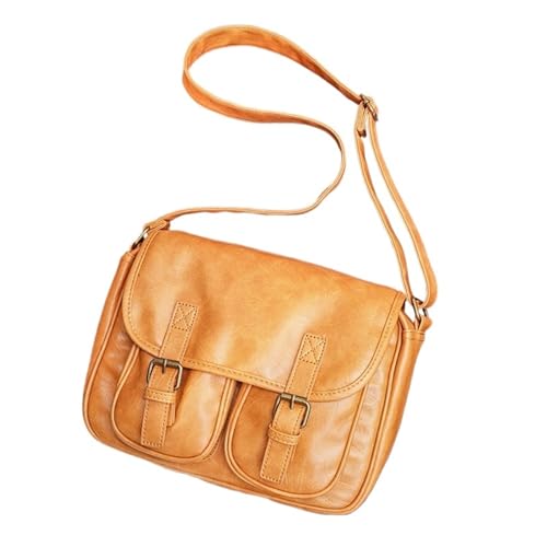Messenger Bag Herren-Umhängetasche, Weiches Leder, Umhängetasche(A) von WEOKDFHA