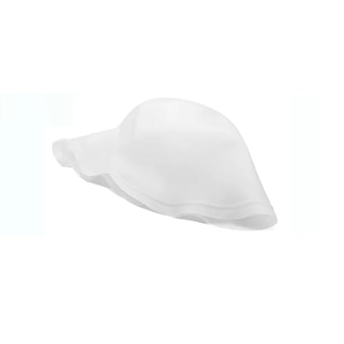 Strähnchenhaube Wiederverwendbare Silikon-Färbekappe for Hervorheben von Farbstoffen, Sicherheits- und atmungsaktiver Haken, Styling-Tool for Frauen, DIY-Haarfärbewerkzeug(WHITE) von WEOKDFHA