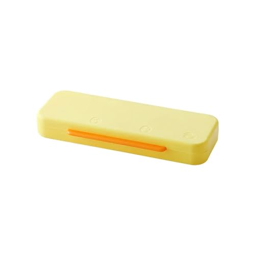 WEOKDFHA Federmäppchen Einfaches Doppellagiges Federmäppchen Stiftbox Multifunktionale Aufbewahrung mit großer Kapazität Sortieren von Studenten Schreibwaren Schulbedarf(Yellow) von WEOKDFHA