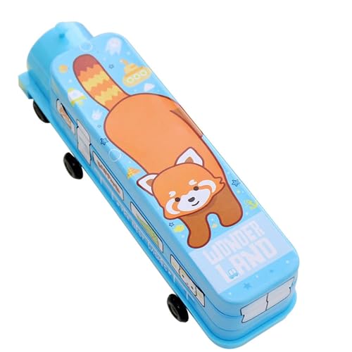 WEOKDFHA Federmäppchen Fall Box Schreibwarenhalter Stift Cartoon Aufbewahrung Metallzubehör Pinsel Make-up Kleine Rolle Behälter Organizer Schulstifte Schreiben von WEOKDFHA