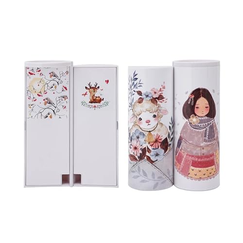 WEOKDFHA Federmäppchen Federmäppchen Einfacher Schulbedarf Schreibwaren Student Stylisches Lernwerkzeuge Rechner(As The Picture) von WEOKDFHA