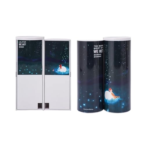 WEOKDFHA Federmäppchen Federmäppchen Einfacher Schulbedarf Schreibwaren Student Stylisches Lernwerkzeuge Rechner(Boy) von WEOKDFHA