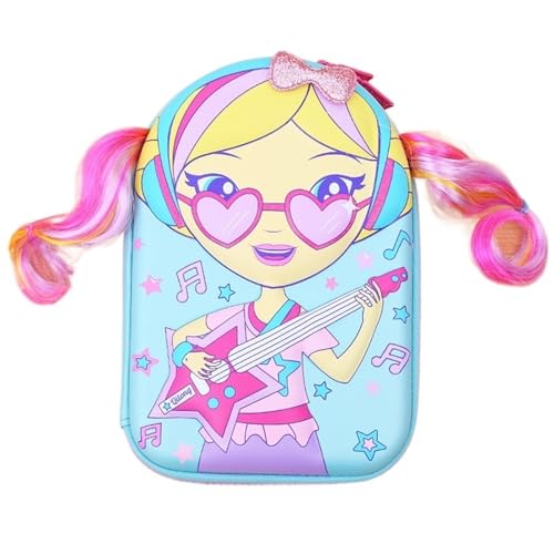 WEOKDFHA Federmäppchen Federmäppchen niedlich for Mädchen Schreibwaren 3D-Eva-Material Schulbedarf(Cute Licorne) von WEOKDFHA