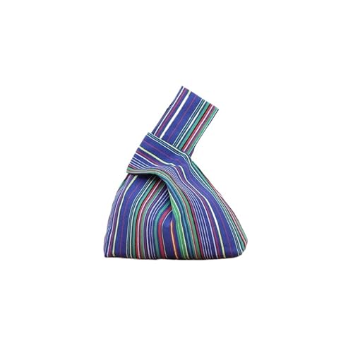 WEOKDFHA Knoten-Handgelenktasche Tragbare Knoten-Handgelenktasche for Damen, Baumwoll-Einkaufstasche, einfache Geldbörsen, Handtaschen, Einkaufstasche, Handy-Schlüsseltasche(Style 1) von WEOKDFHA