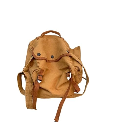 WEOKDFHA Messenger Bag Damen-Kuriertaschen aus dickem Segeltuch mit großem Fassungsvermögen, Designer-Handtaschen, vielseitige Reise-Umhängetasche, Unisex, Schul-Umhängetaschen(Brown) von WEOKDFHA