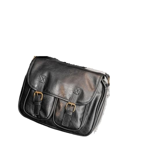 WEOKDFHA Messenger Bag Herren-Umhängetasche, Weiches Leder, Umhängetasche(B) von WEOKDFHA