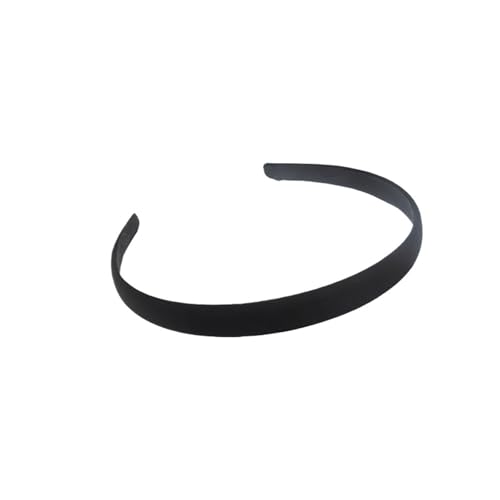 2PCs Black Simple Wide Headband 1.5 2 2.5 3 4cm Girl Women DIY Jewelry Material Headband Semi-finished Hair Acce(Black A) von WEQYFDC