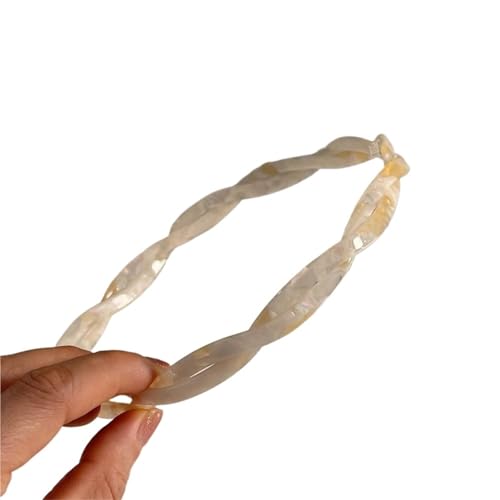 2pc Women's Minimalist Slender Hair Hoop Versatile Pressed Hair Colorful Card Elegant Girl Headwear(4) von WEQYFDC