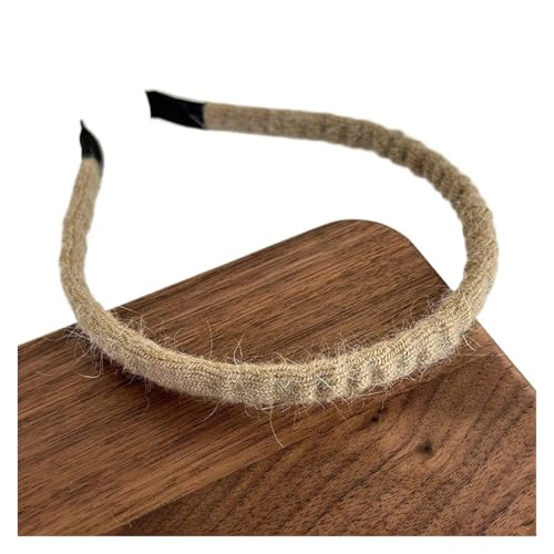 3pc Retro Autumn Winter Knitting Headbands Fashion Plush Elastic Hair Bands For Woman Girls Simple Sweet Temperament Hair Hoop(C) von WEQYFDC