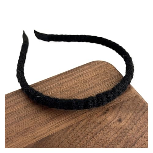 3pc Retro Autumn Winter Knitting Headbands Fashion Plush Elastic Hair Bands For Woman Girls Simple Sweet Temperament Hair Hoop(Color-F) von WEQYFDC