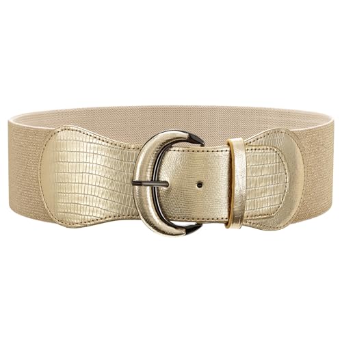 WERFORU Damen Breiter StretchGürtel Frauen Elastischer Gürtel für Kleide von WERFORU