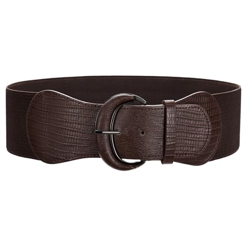 WERFORU Damen Breiter StretchGürtel Frauen Elastischer Gürtel für Kleide von WERFORU