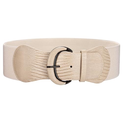 WERFORU Damen Breiter StretchGürtel Frauen Elastischer Gürtel für Kleide von WERFORU