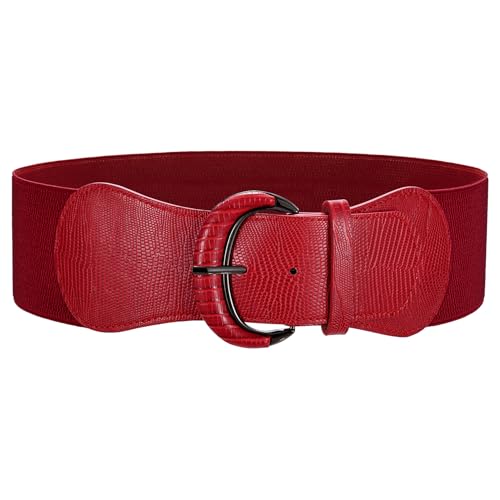 WERFORU Damen Breiter StretchGürtel Frauen Elastischer Gürtel für Kleide von WERFORU