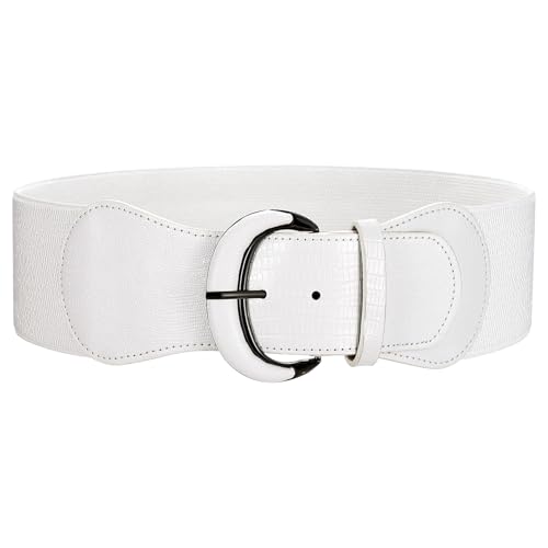 WERFORU Damen Breiter StretchGürtel Frauen Elastischer Gürtel für Kleide von WERFORU