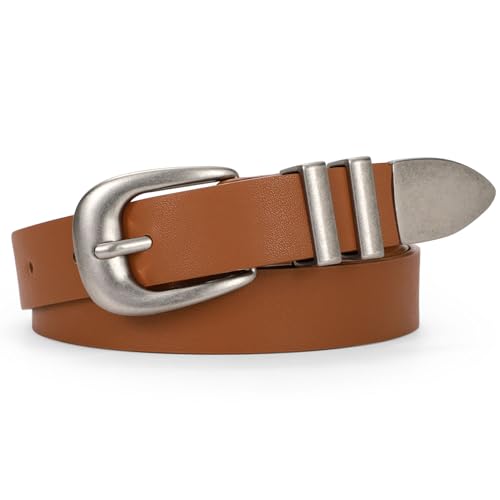 WERFORU Damen Gürtel Modischer Leder Taillengürtel für Jeans Hosen Damen Western Gürtel WERFORU Damen Gürtel Modischer Leder Taillengürtel für Jeans Hosen Damen Western Gürtel von WERFORU