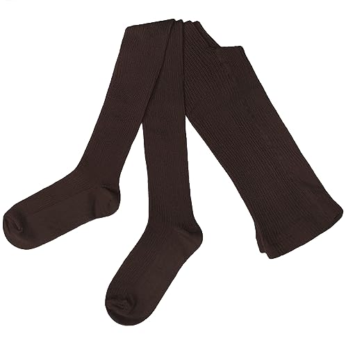 Weri Spezials Damen Strumpfhose aus ökologische Baumwolle, Warme und Modische Rippe Strickstrumpfhose (as3, numeric, numeric_36, numeric_38, regular, regular, Schoko, 36-38) von Weri Spezials