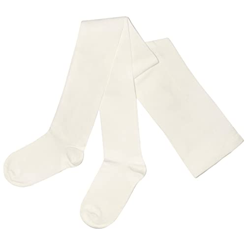 Weri Spezials Strumpfhose für Damen Warm Blickdicht Baumwolle in mehreren Farben und Grössen auch in Übergrößen (34, Creme) von Weri Spezials