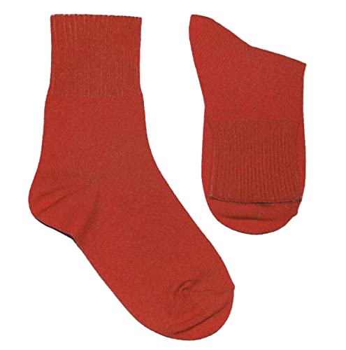Weri Spezials Damen Gesundheits Socken Baumwolle mit weichem Gummirand Diabetiker (39-42, Bratapfel) von Weri Spezials