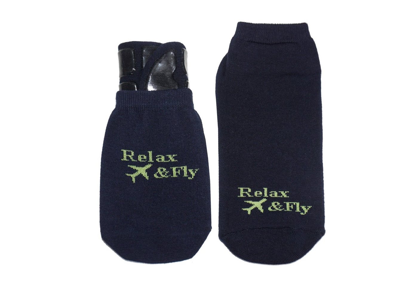 WERI SPEZIALS Strumpfhersteller GmbH ABS-Socken Damen ABS-Socken >>Relax and Fly<< aus Baumwolle mit Frottee von WERI SPEZIALS Strumpfhersteller GmbH