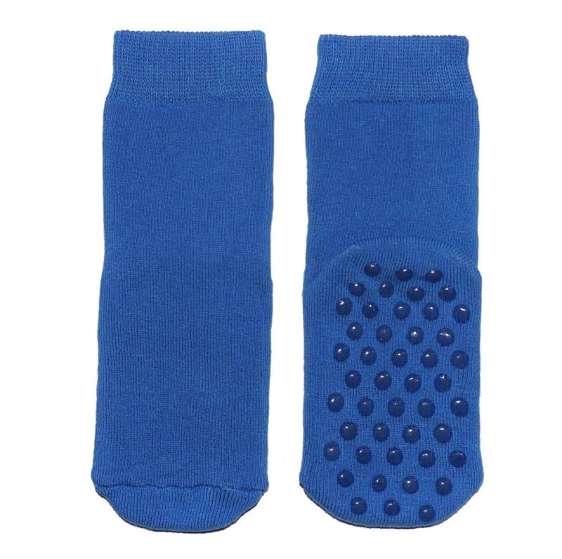 WERI SPEZIALS Strumpfhersteller GmbH ABS-Socken Kinder ABS-Socken >>Einfarbig: Noppen<< weiche Baumwolle mit Frottee von WERI SPEZIALS Strumpfhersteller GmbH