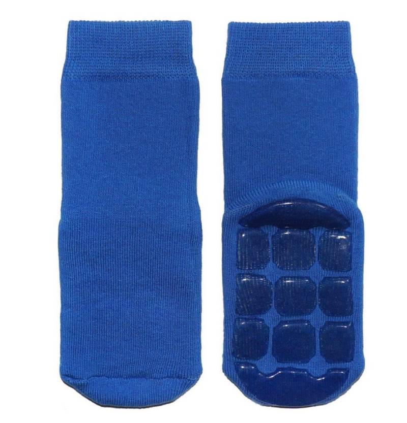 WERI SPEZIALS Strumpfhersteller GmbH ABS-Socken Kinder ABS-Socken >>Einfarbig: Turtle<< weiche Baumwolle mit Frottee von WERI SPEZIALS Strumpfhersteller GmbH