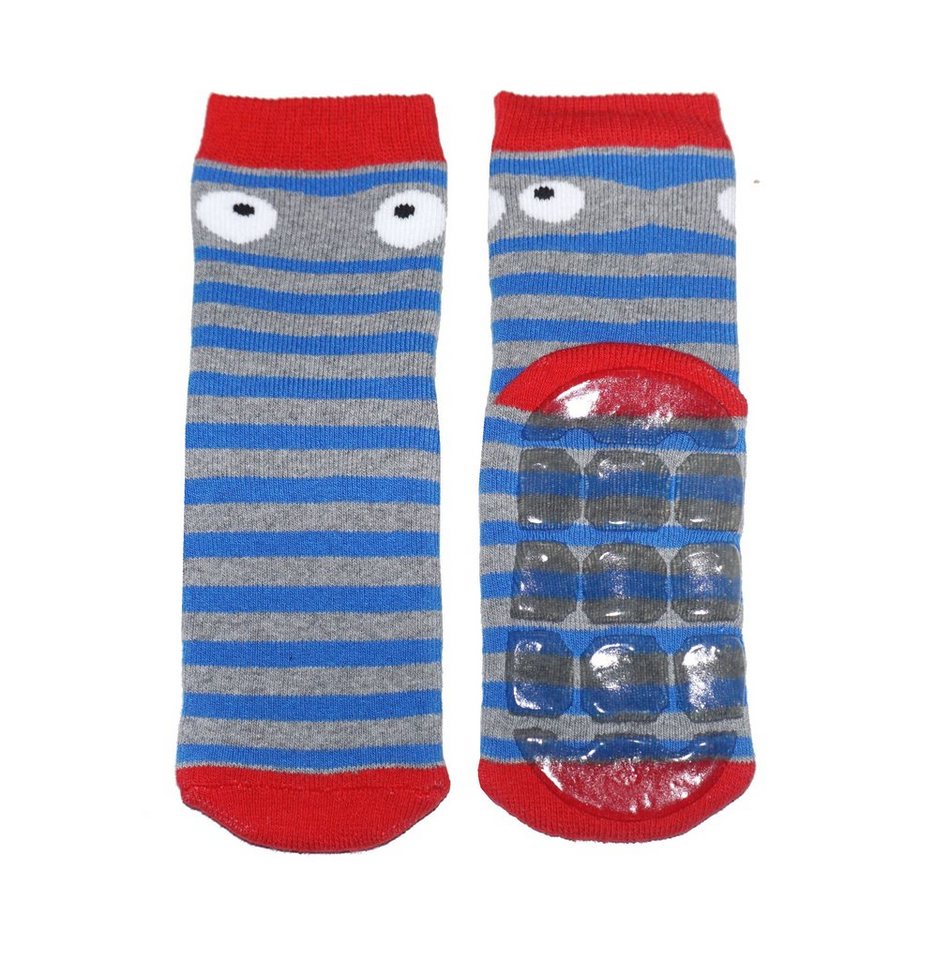 WERI SPEZIALS Strumpfhersteller GmbH ABS-Socken Kinder ABS-Socken für Jungs >>Ku-Kuck<< aus Baumwolle mit Frottee von WERI SPEZIALS Strumpfhersteller GmbH