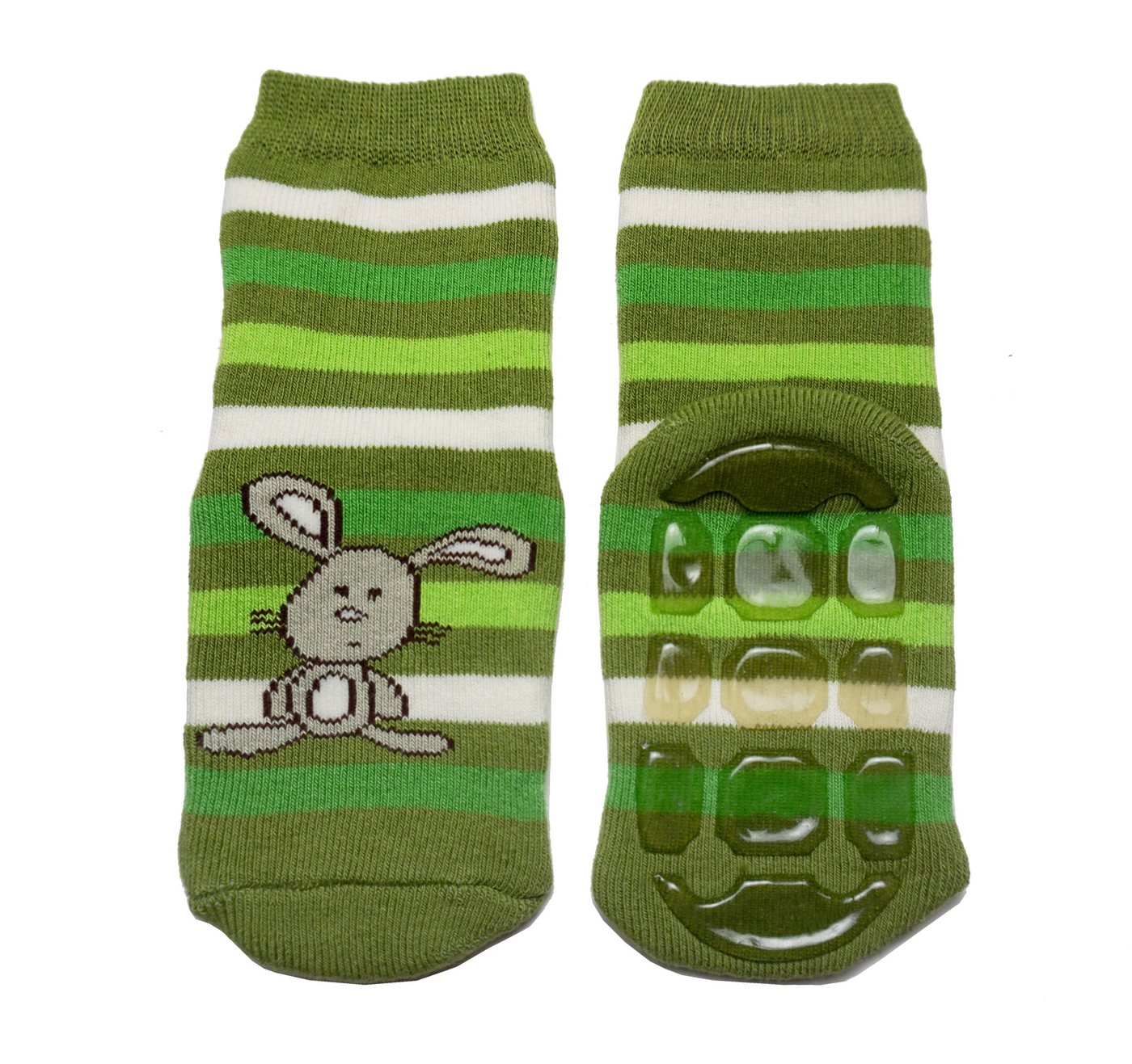 WERI SPEZIALS Strumpfhersteller GmbH ABS-Socken Kinder ABS-Socken für Jungs >>Tommy der Hase<< aus Baumwolle mit Frottee von WERI SPEZIALS Strumpfhersteller GmbH